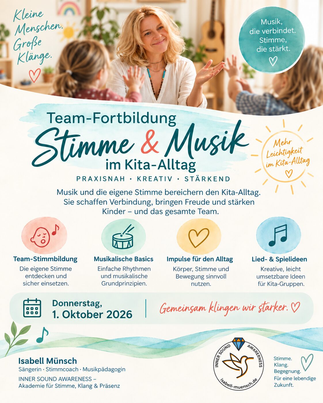 Stimme & Musik im Kita-Alltag Teamfortbildung